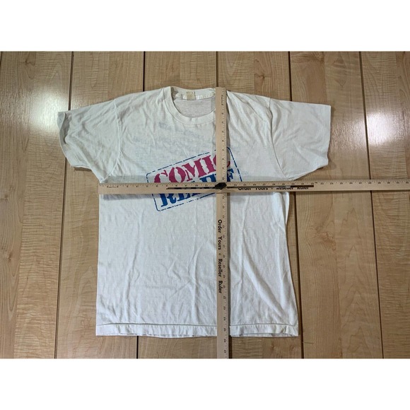Vintage Comic Relief T Shirt XL Authentic Year One l Show 1986 - Picture 7 of 7